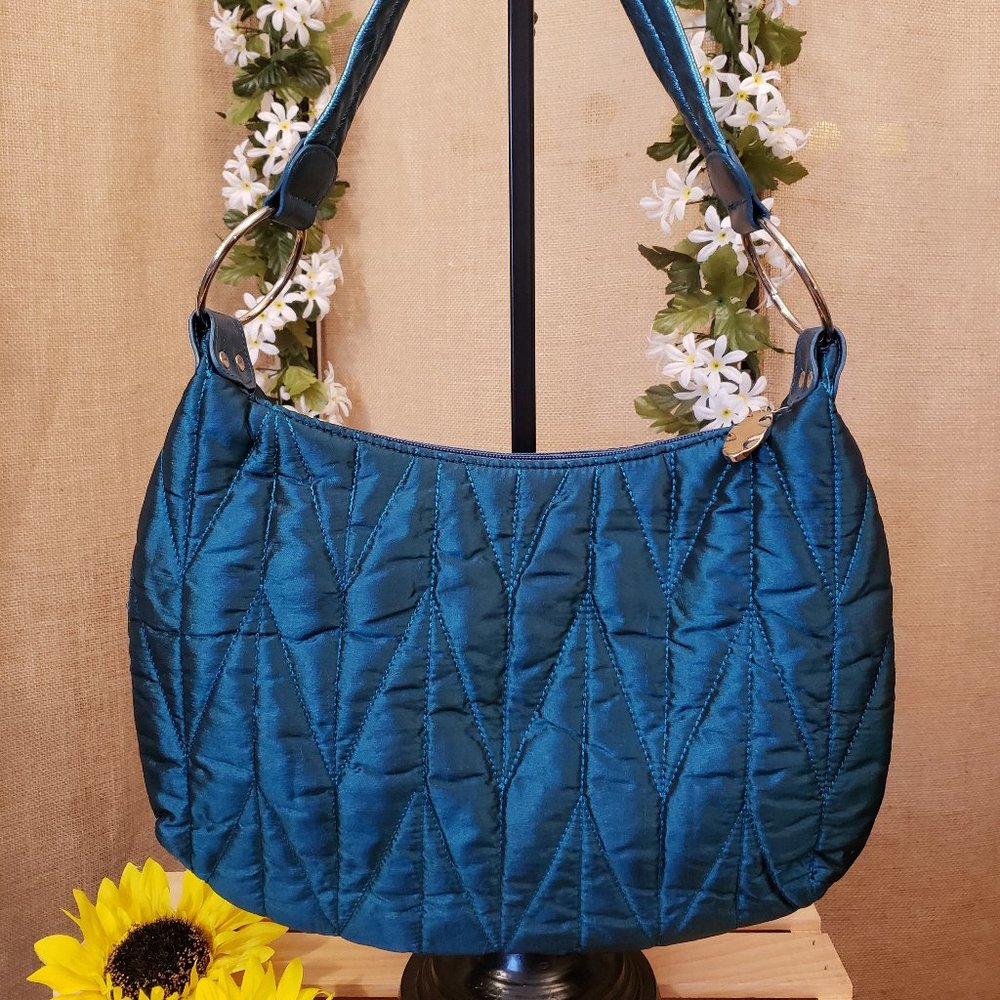 FE Blue Hobo Bag